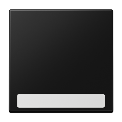 JUNG LS 990 Черный матовый Клавиша 1-ая с полем для надписи