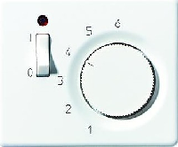 JUNG SL 500 Белая Накладка регулятора теплого пола(мех.FTR231U)