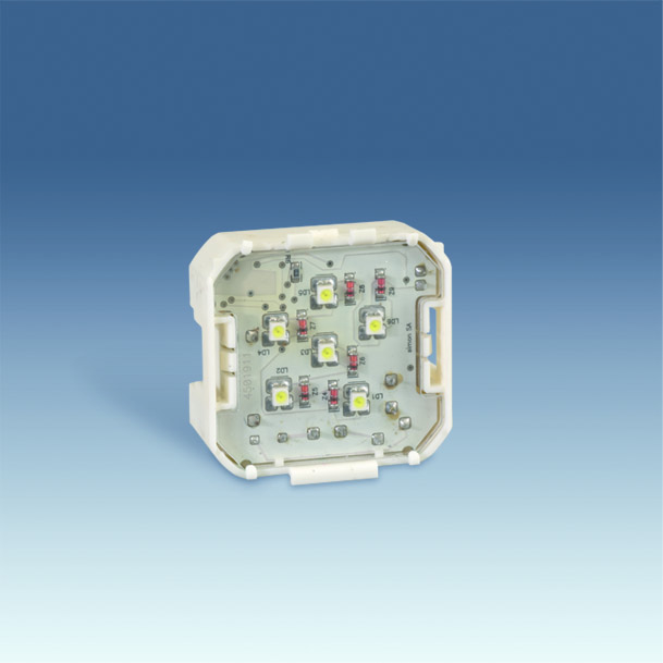 Simon 75 Мех Ориентационный светодиодный светильник, 12-230В, 3 Лм, 11 люкс, S27,82,82N,88