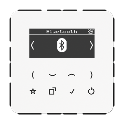 JUNG Цифровое радио DAB + с поддержкой Bluetooth, белый