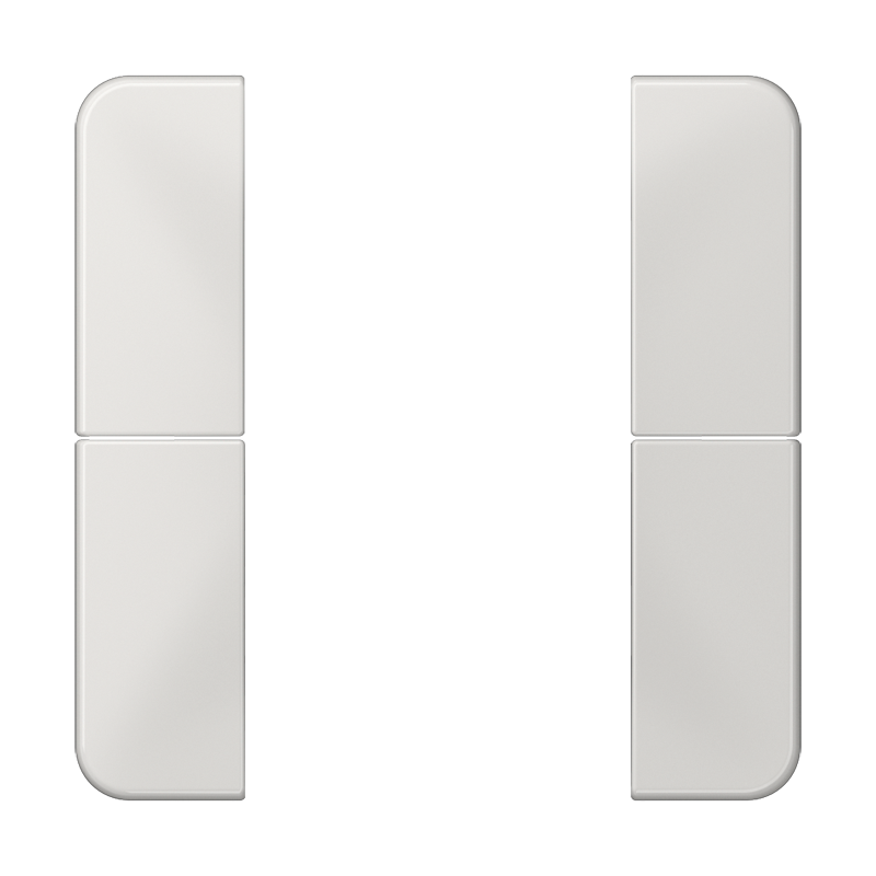 JUNG комплект накладок 2гр светло-серый