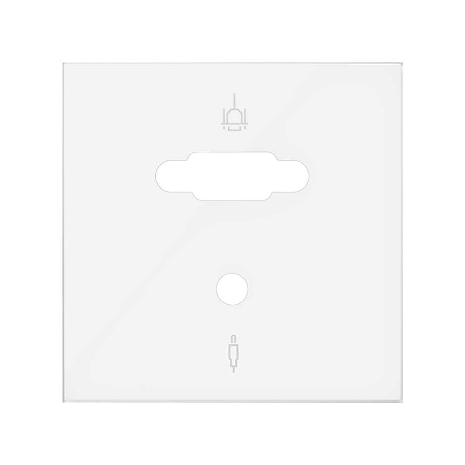 Simon 100 Белый матовый  Накладка розетки VGA + Mini-Jack
