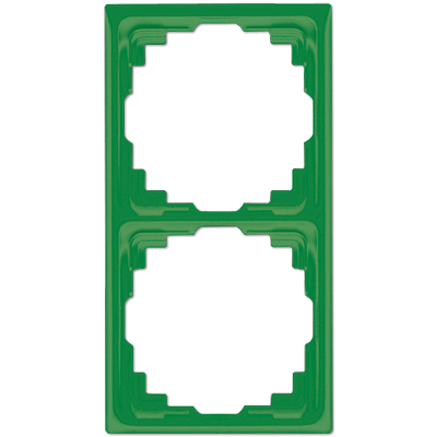 JUNG Рамка для инсталляции в кабельных каналах, 2-кратная зеленая