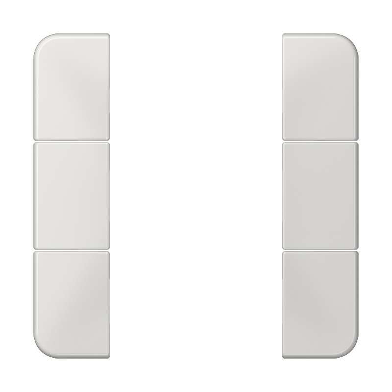 JUNG комплект накладок 3гр светло-серый
