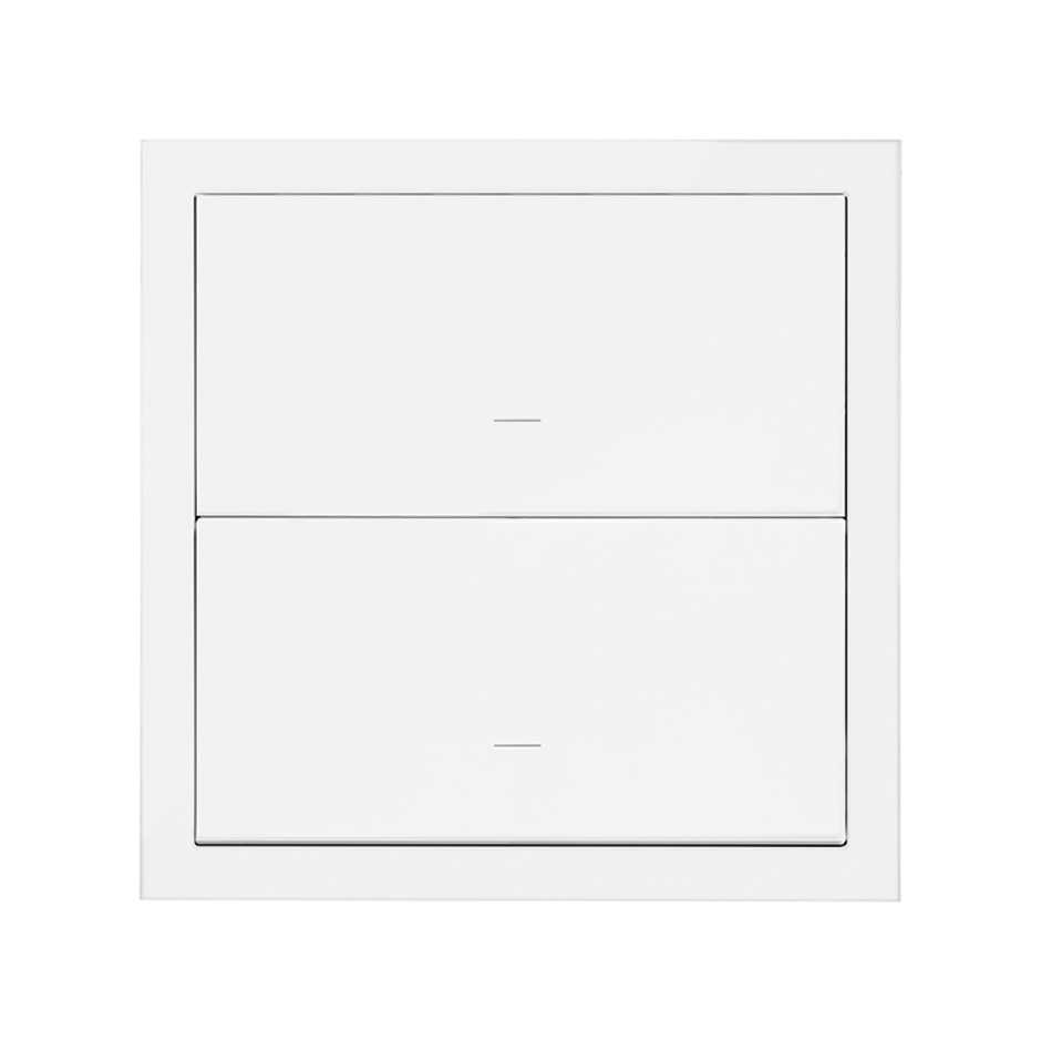 Simon 100 Белый матовый  Кит 1 пост, фронт. 1 рамка + 2 клавиши выключателей