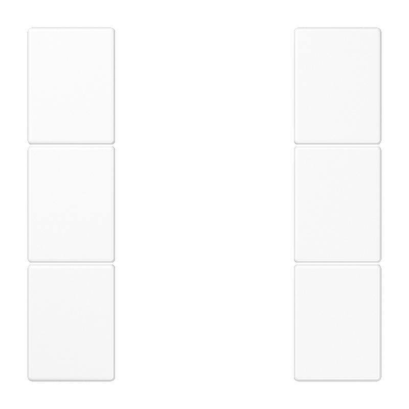 JUNG KNX Белый Набор накладок, на кнопочный модуль 3гр