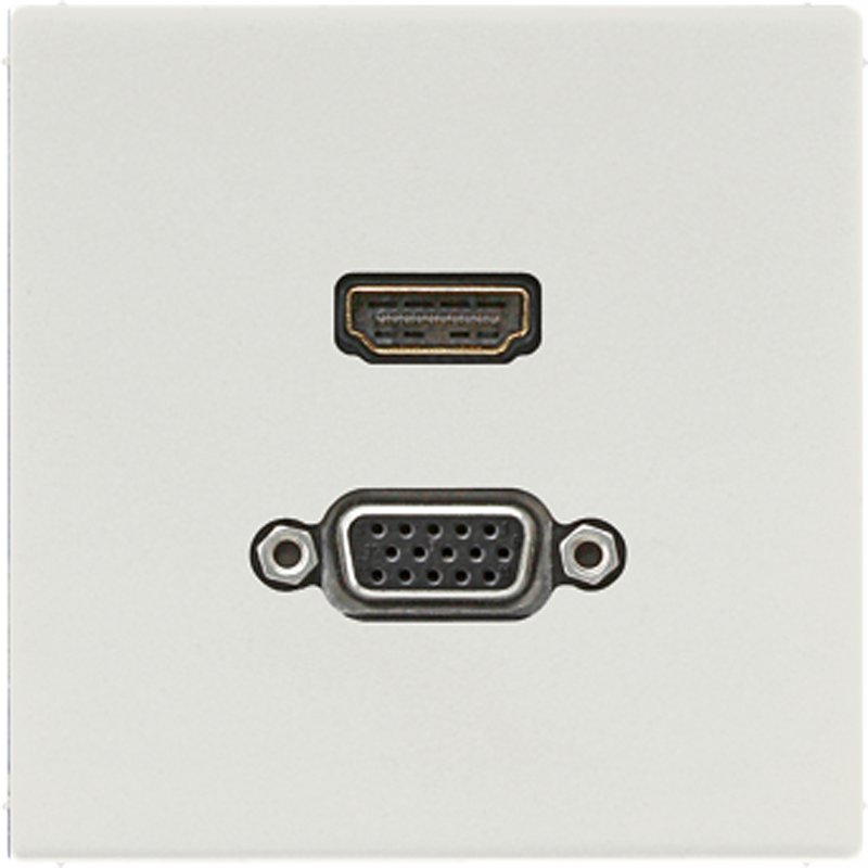 JUNG HDMI / VGA, светло-серый