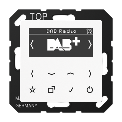 JUNG Цифровое радио DAB+, белый