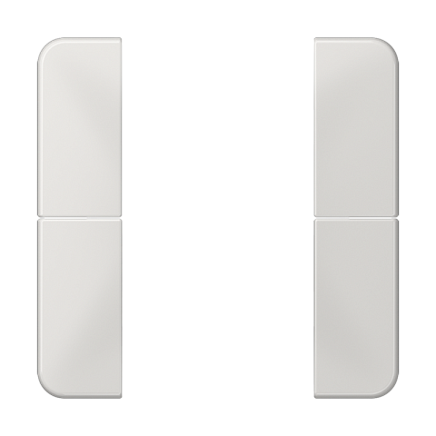 JUNG комплект накладок 2гр светло-серый