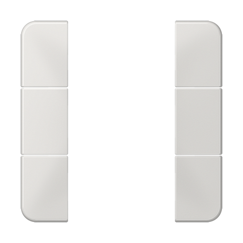 JUNG комплект накладок 3гр светло-серый