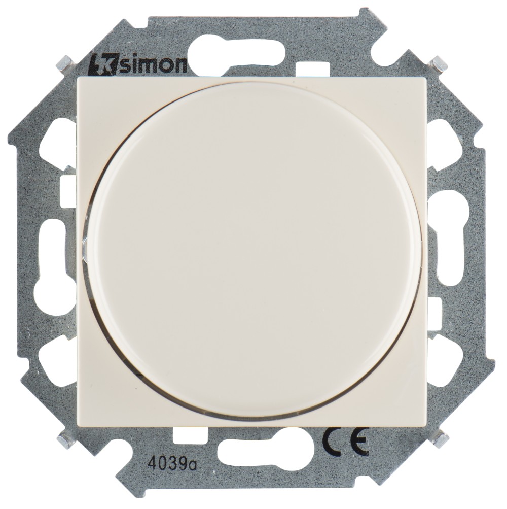 Simon 15 Бежевый Светорегулятор поворотный для светодиодных регулируемых ламп 230В,5-215Вт