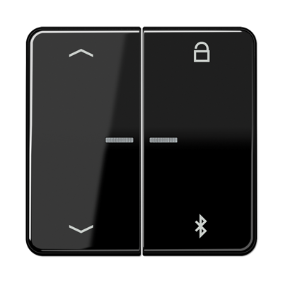JUNG Таймер универсальный Bluetooth «стрелки», чёрный
